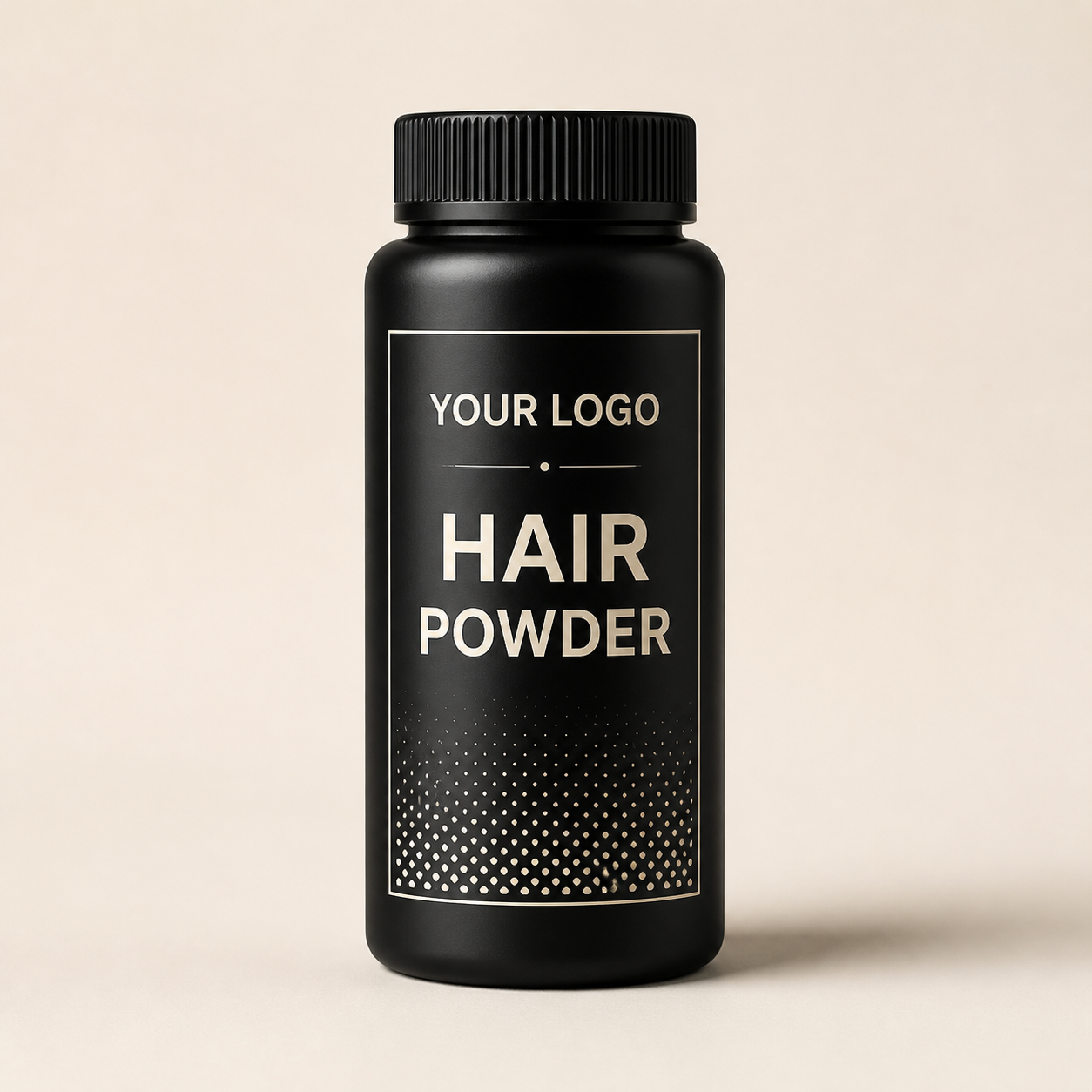 Private label hair powder with YOUR LOGO label
